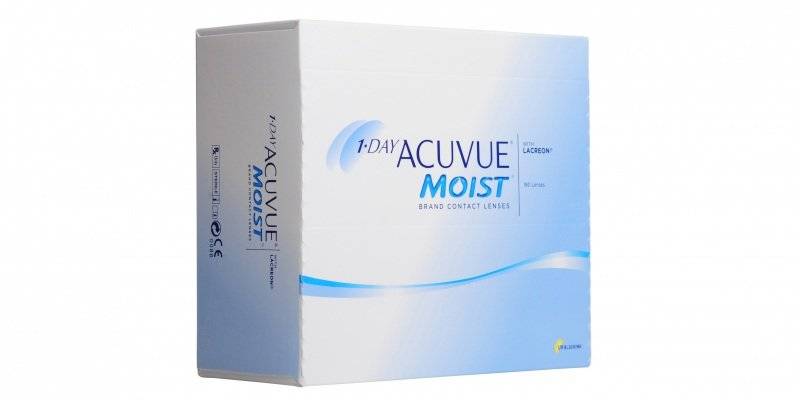 Acuvue 1-day moist (90 линз)
