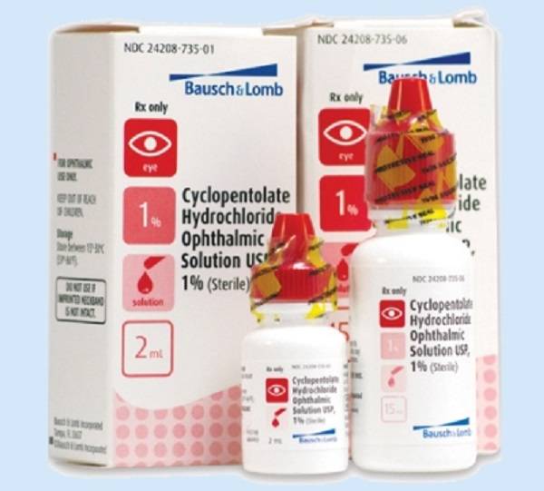 Cyclopentolate – инструкция по применению глазных капель циклопентолат