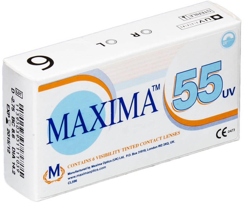 Max 55. Линзы maxima 55 UV. Maxima 55 UV контактные линзы. Ежемесячные линзы maxima 55 UV. Контактные линзы Максима 55 флакон.