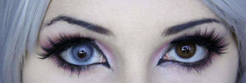 Учимся выбирать цветные кл: как выглядят и изменяют цвет глаз голубые контактные линзы