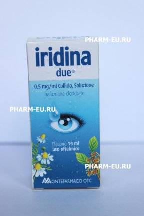 Капли для глаз iridina
