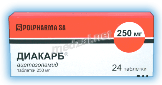 Диакарб – инструкция к препарату, цена, аналоги и отзывы о применении