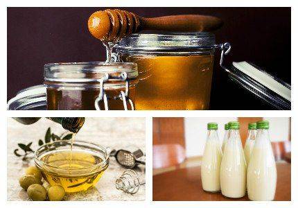 Мед, масло и молоко при отеках
