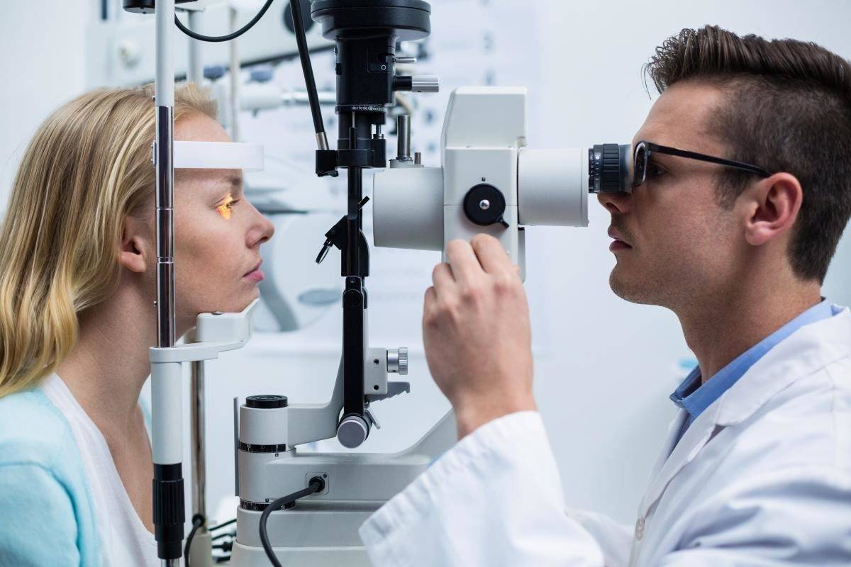Биомикроскопия глаза, в том числе эндотелия, переднего отрезка, глазного дн...