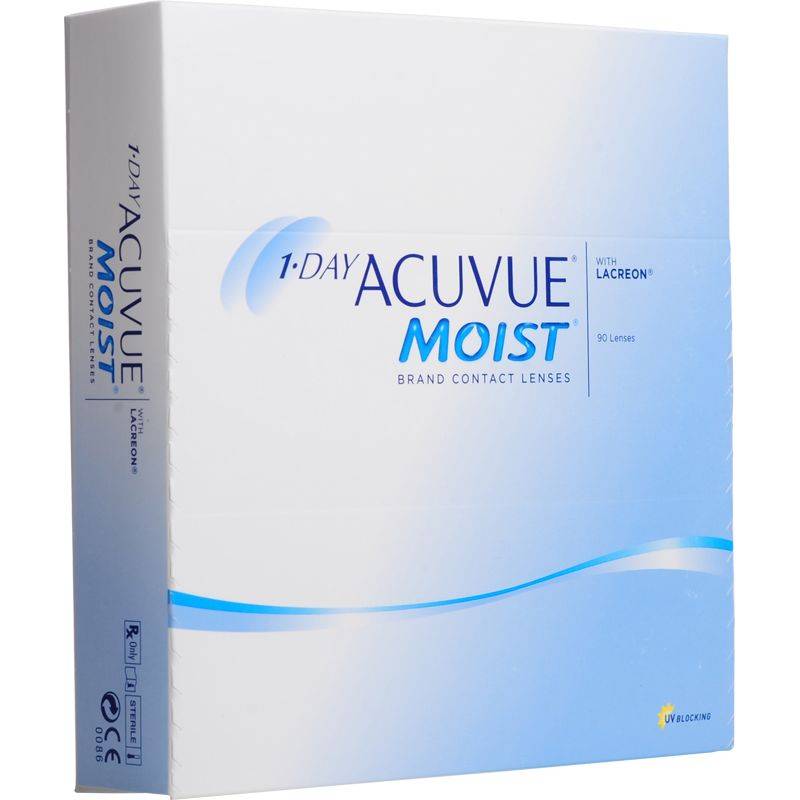 Линзы acuvue 1-day acuvue moist. описание, особенности применения - druggist.ru