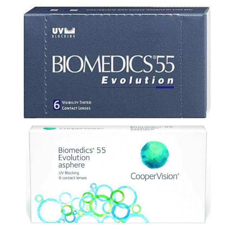На обзоре контактные линзы biomedics 55 evolution cooper vision: отзывы покупателей и особенности модели