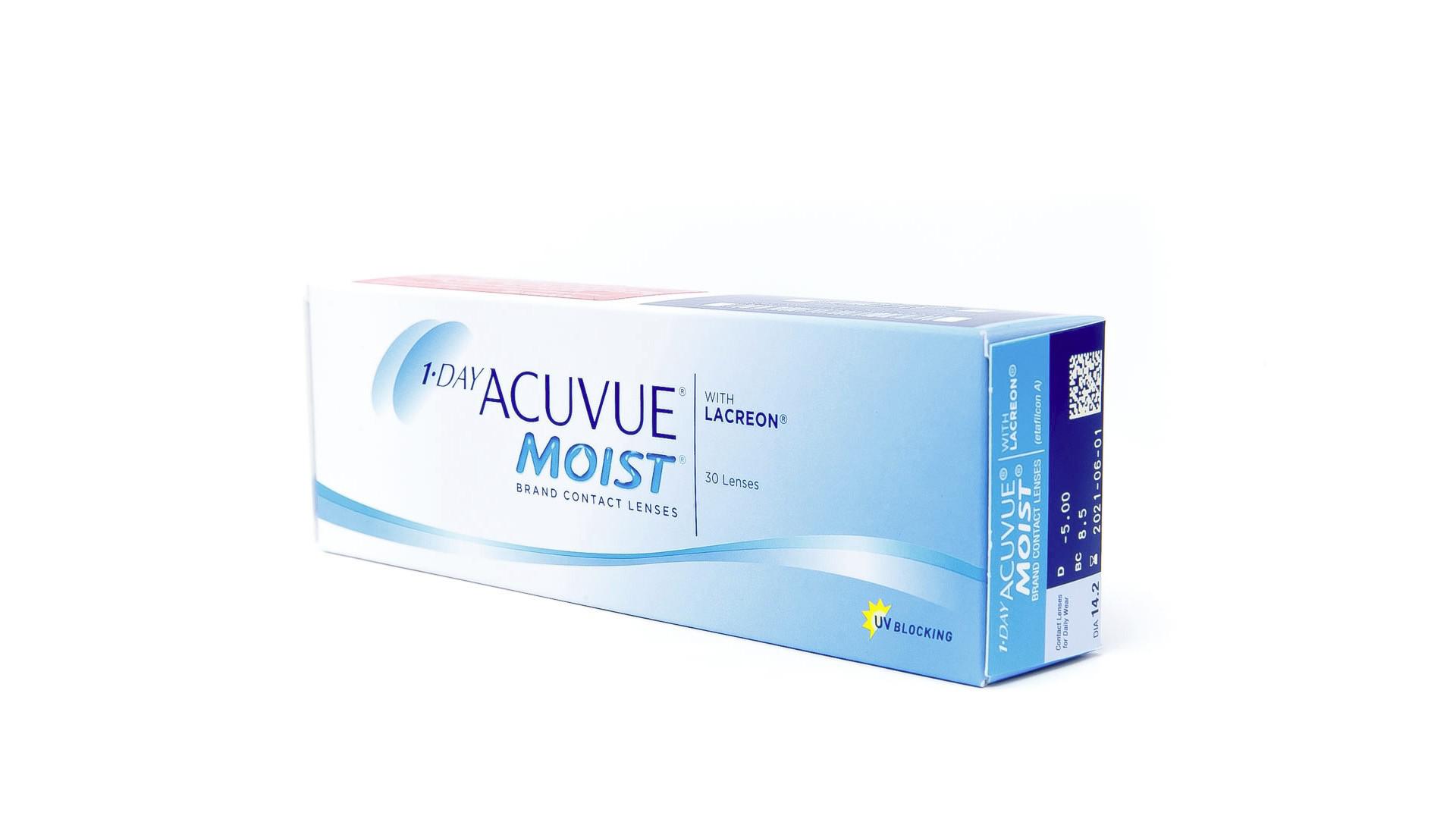 Особенности контактных линз acuvue moist