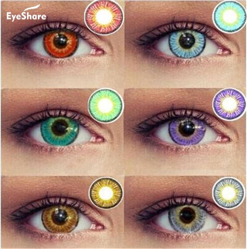 Однодневные цветные линзы контактные с диоптриями для карих глаз фото, отзывы