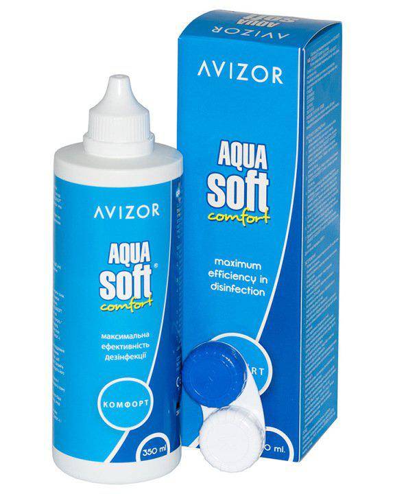 Aqua soft: раствор для линз от avizor