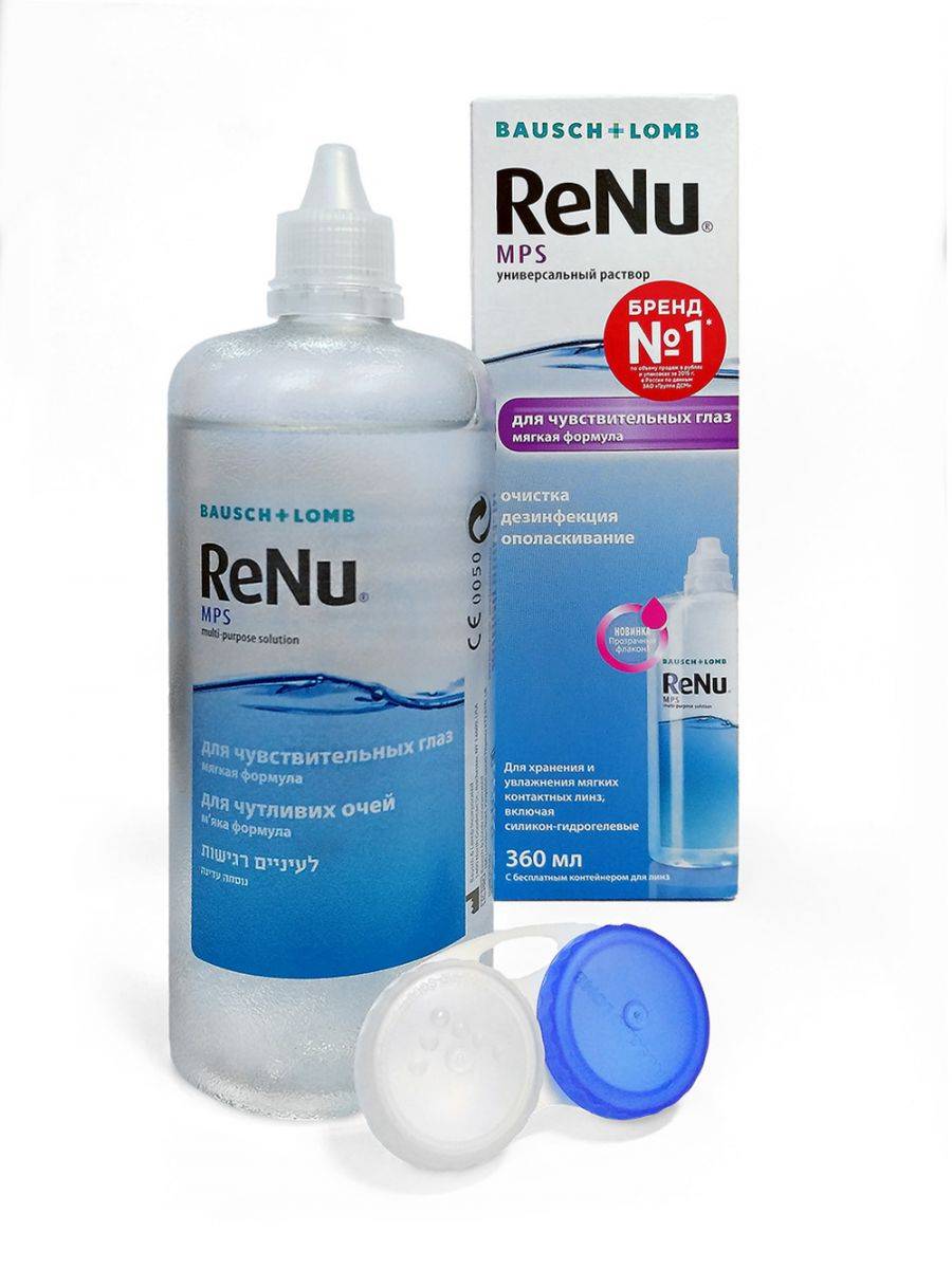 Раствор для линз renu (реню)