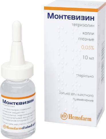 Купить монтевизин капли глазные 0,05% 10мл цена от 68руб в аптеках москвы дешево, инструкция по применению, состав, аналоги, отзывы