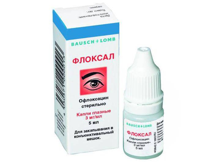 Особенности применения глазных капель офлоксацин