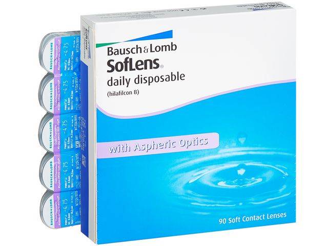 Bausch & lomb soflens daily disposable (30 линз)