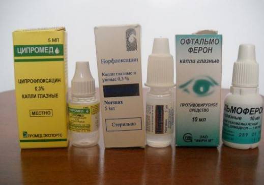 Антибактериальные глазные капли - список для взрослых и детей