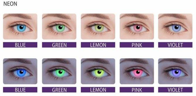 Светящиеся линзы для глаз: особенности изделий - здоровое око