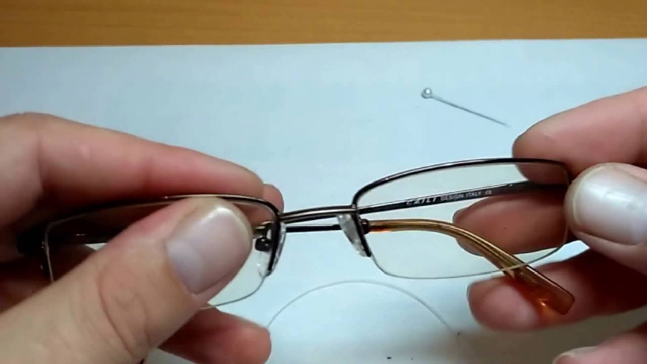 Как починить очки, если сломалась дужка?