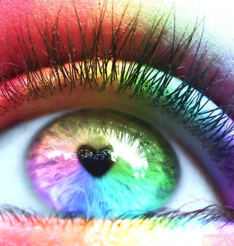 Линзы для глаз со всеми цветами радуги