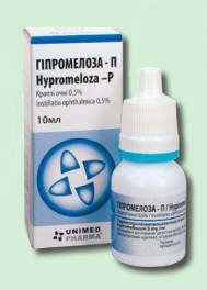 Глазные капли "гипромеллоза": показания к применению, инструкция, отзывы