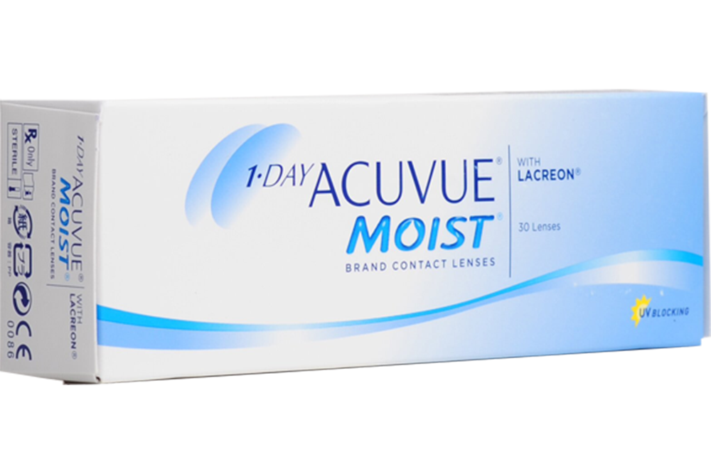 Линзы acuvue moist 1-day: описание, преимущества, правила использования