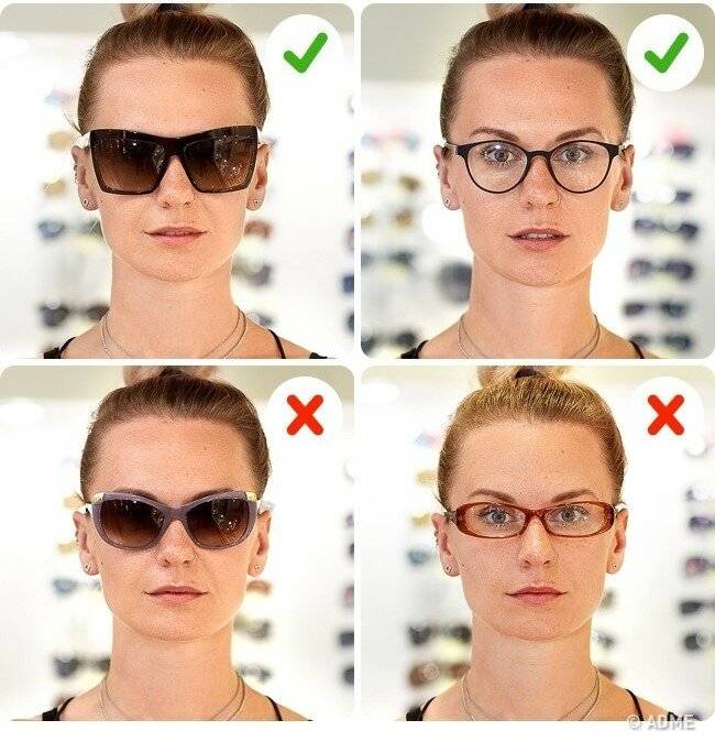 Солнечные очки женские на круглое лицо фото с примерами