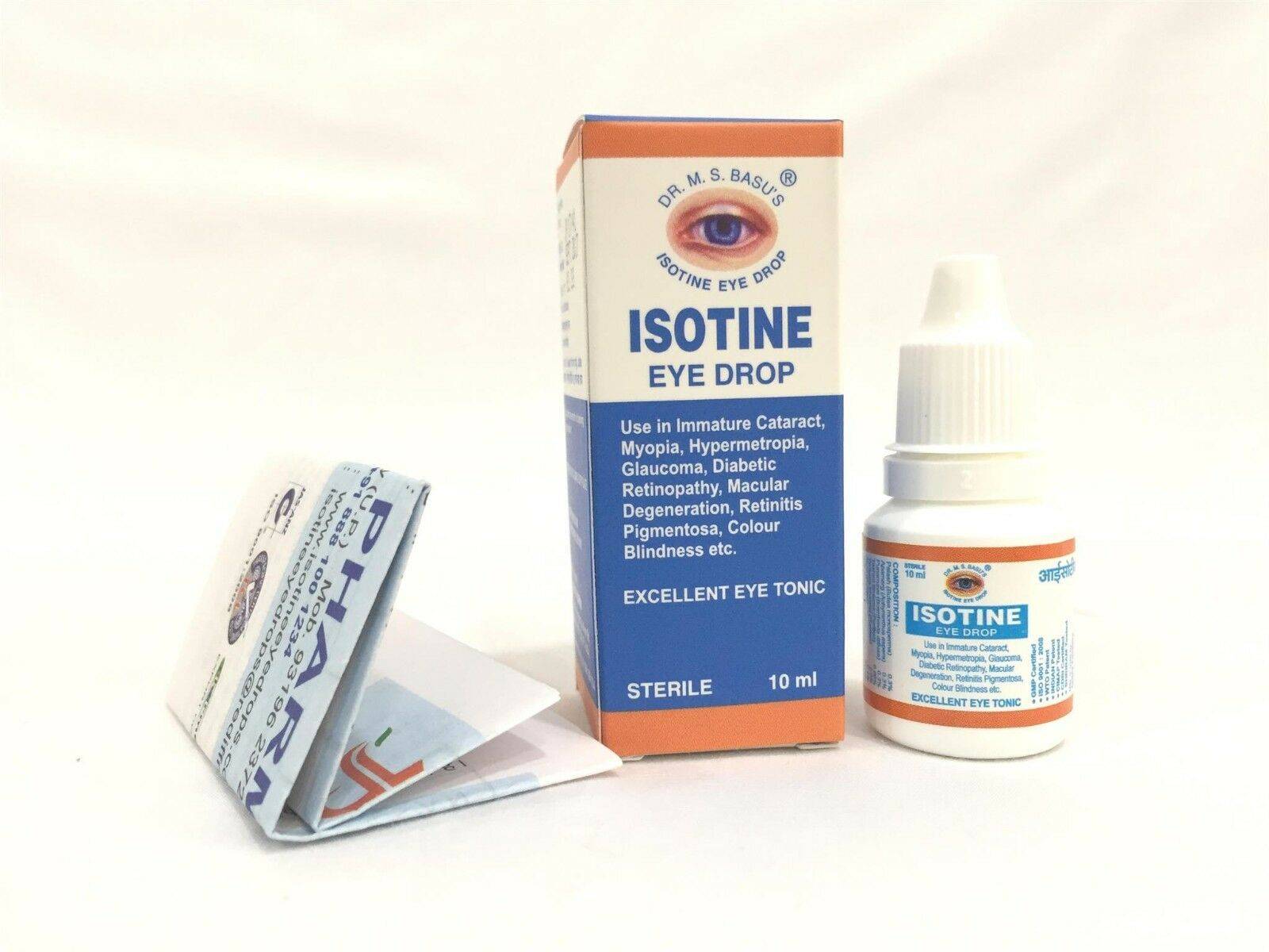 Isotine айсотин глазные капли, отзывы, инструкция по применению