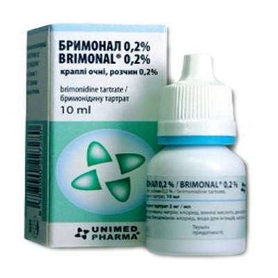 Бримонидин (бримо) глазные капли для лечения глаукомы - инструкция по применению, аналоги