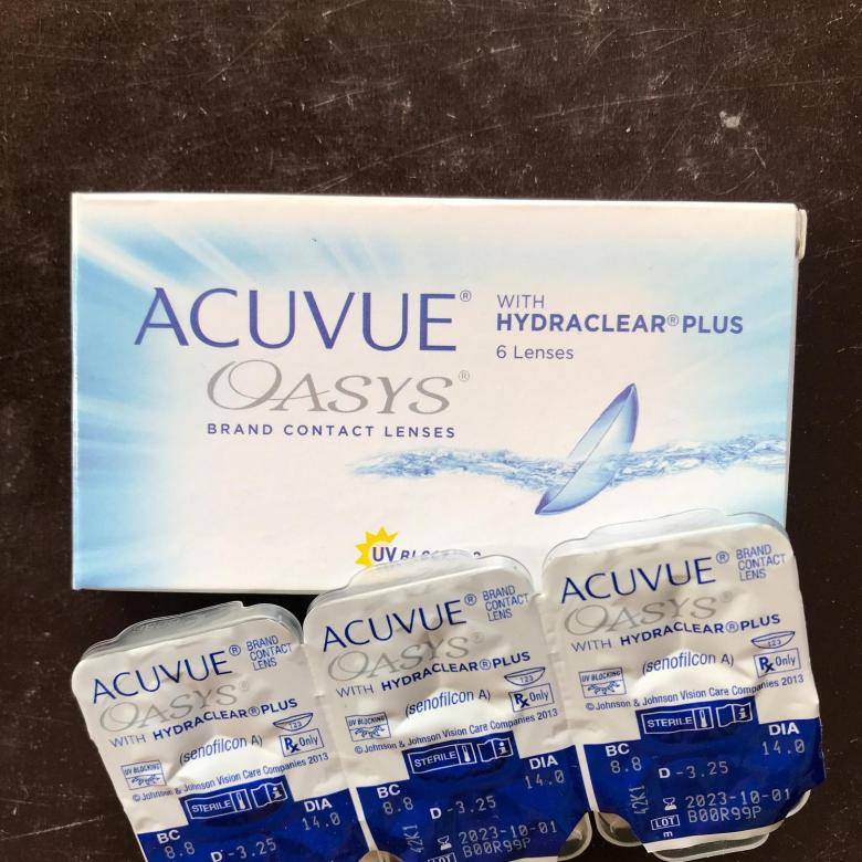 Однодневные контактные линзы acuvue oasys 1-day (уп. 90 линз)