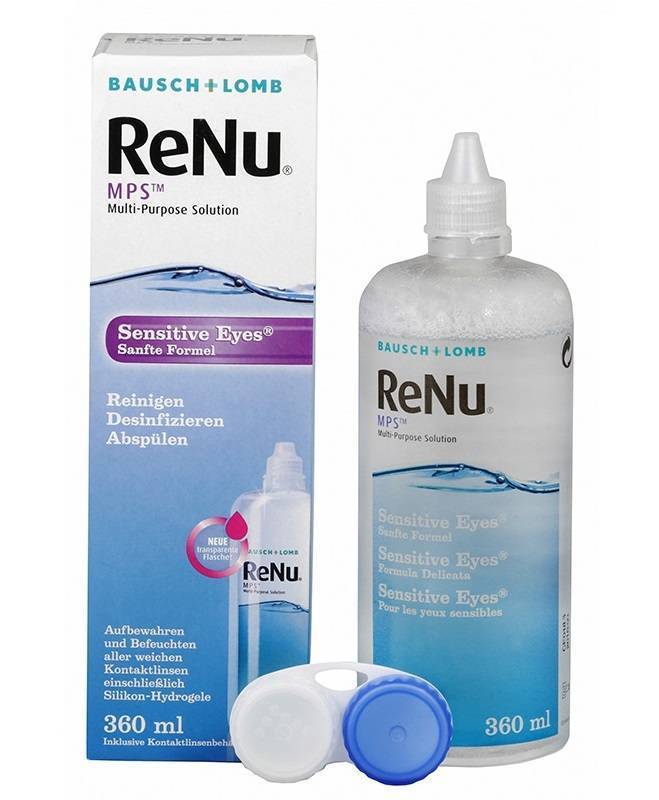 Раствор для линз renu (реню)