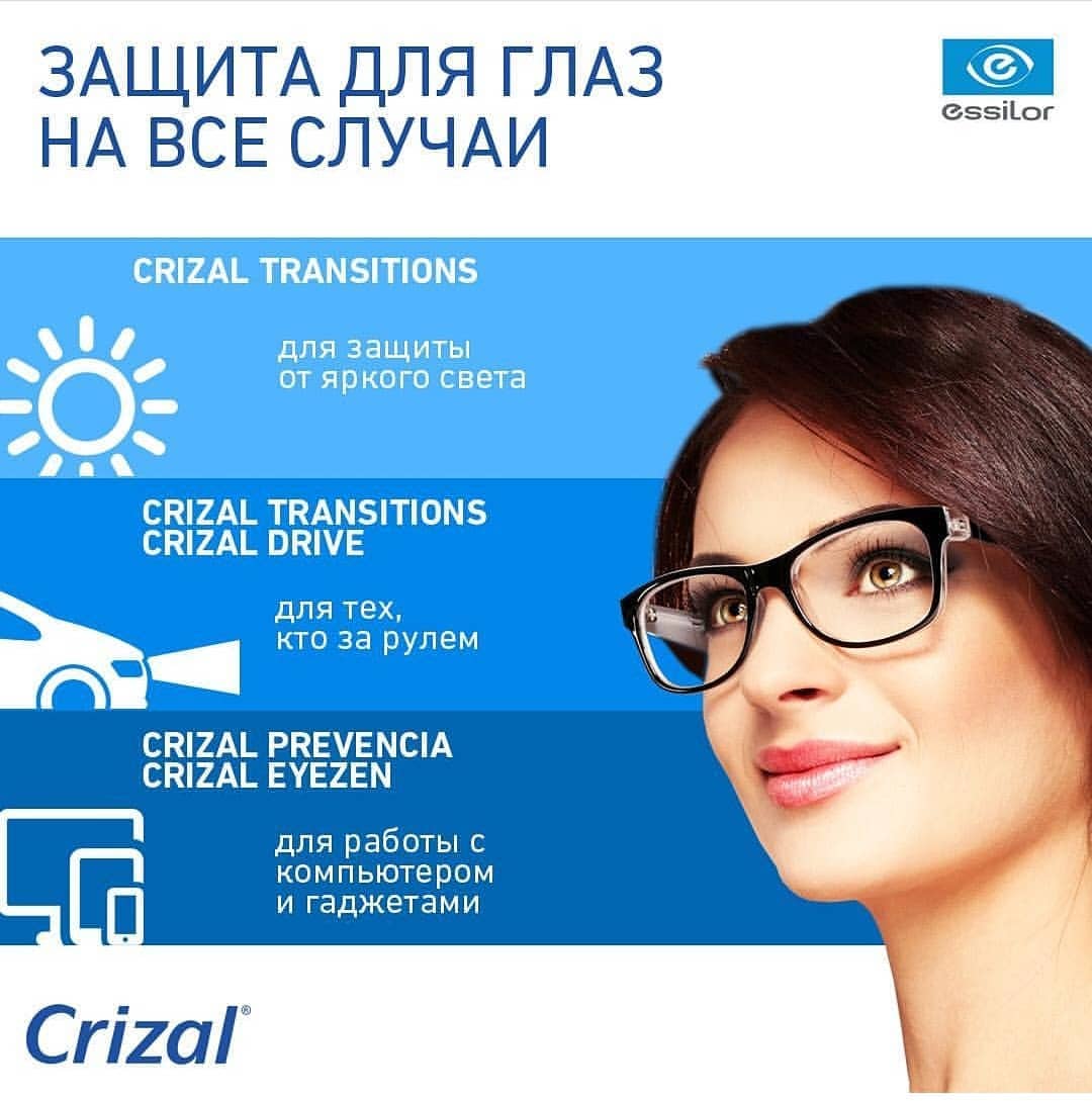 Crizal | total protection lenses | essilor russia