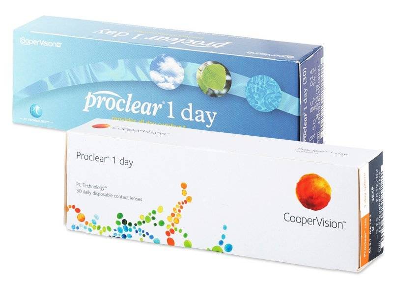 Линзы proclear и proclear 1 day