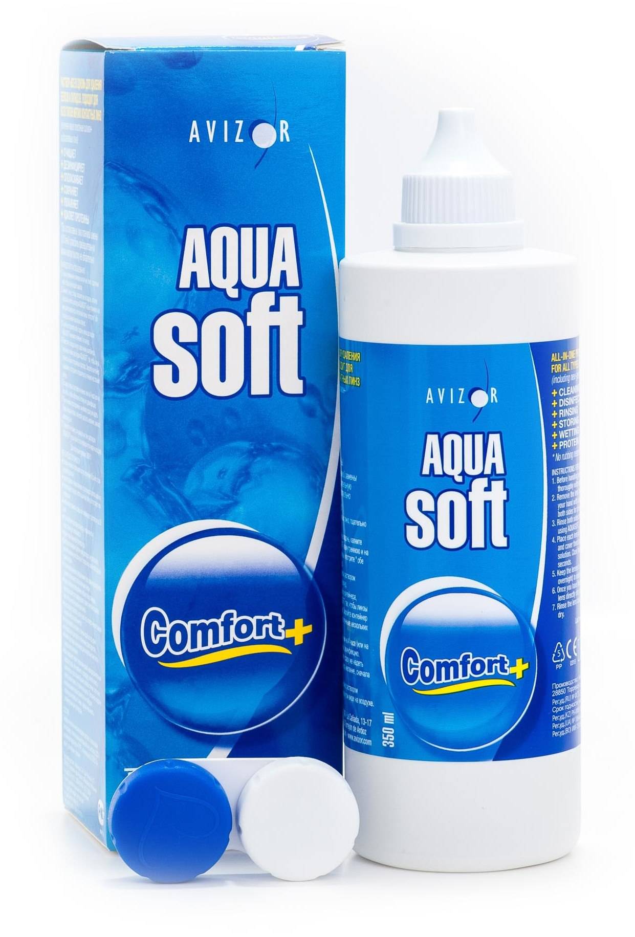 Aqua soft: раствор для линз от avizor