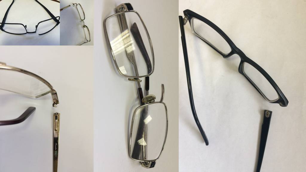 Очки: самостоятельный ремонт оправы, шарниров и регулировка дужек для очков