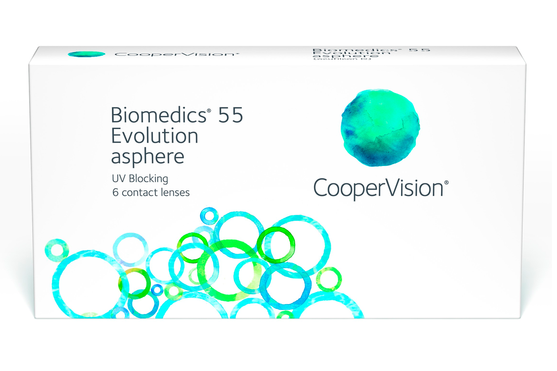 Линзы biomedics 55 evolution от cooper vision