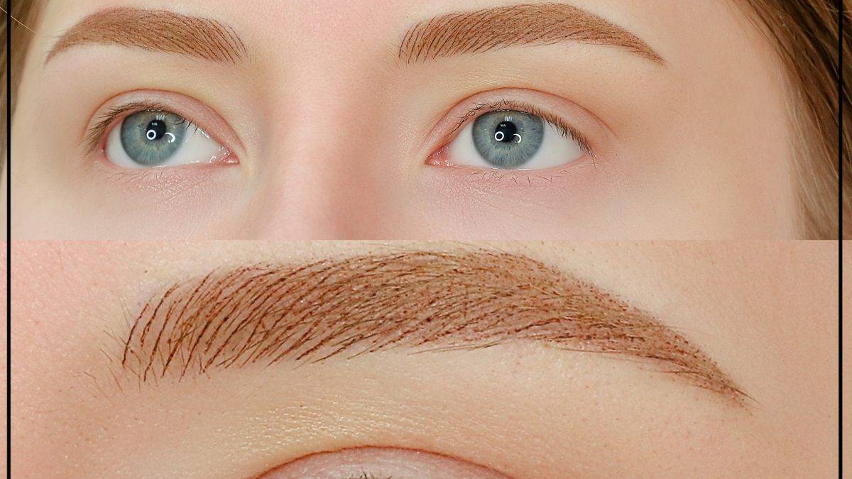 Татуаж бровей - волосковый метод: фото до и после, отзывы